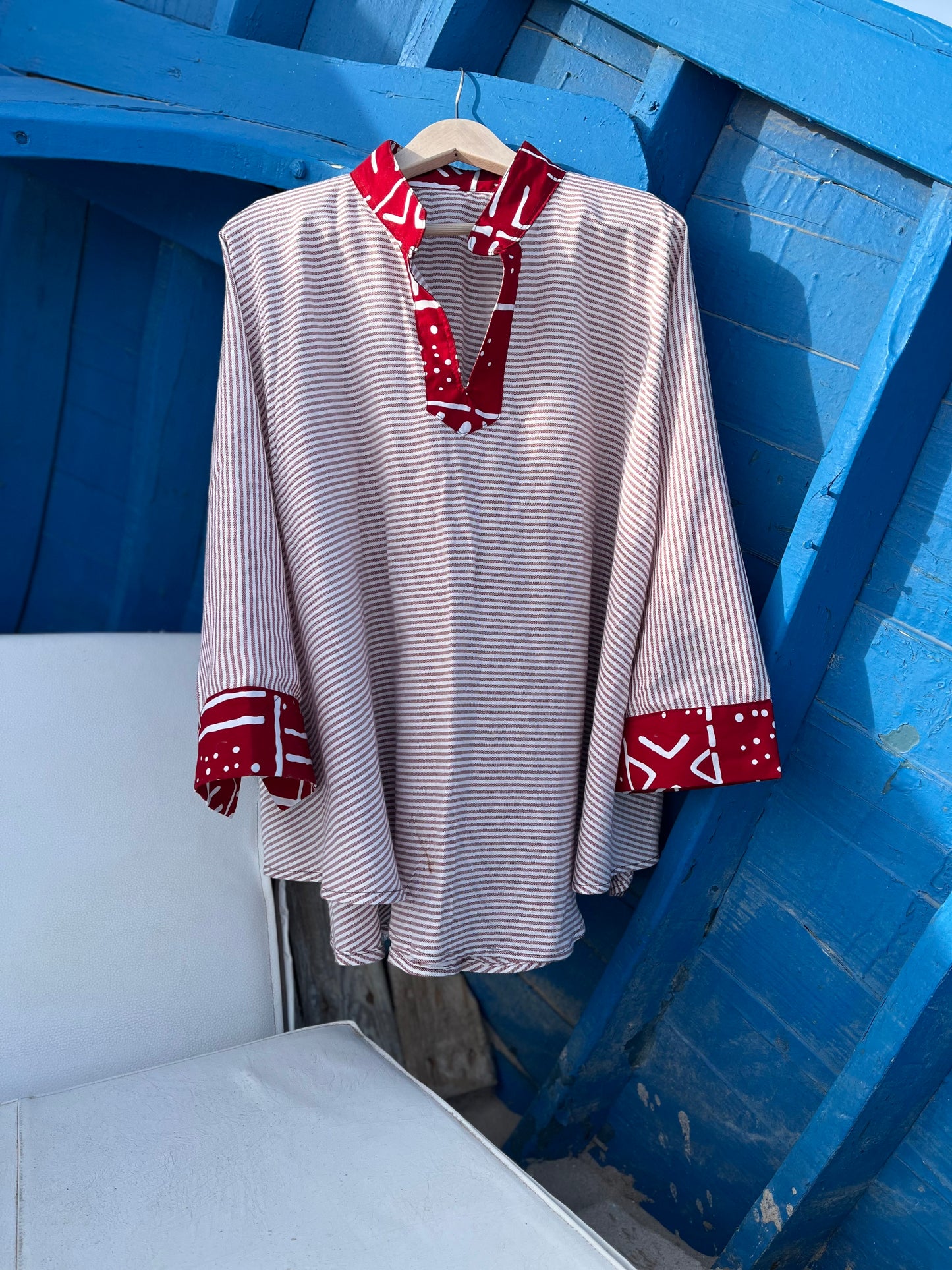 Chemise corolles lin&wax