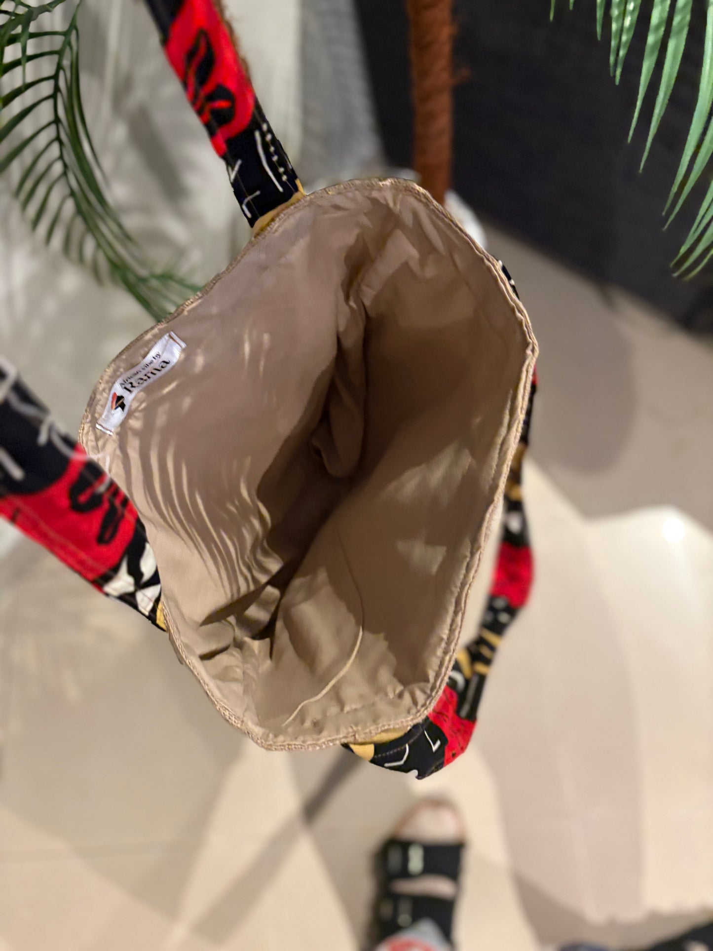 Jute & Wax Tote Bag