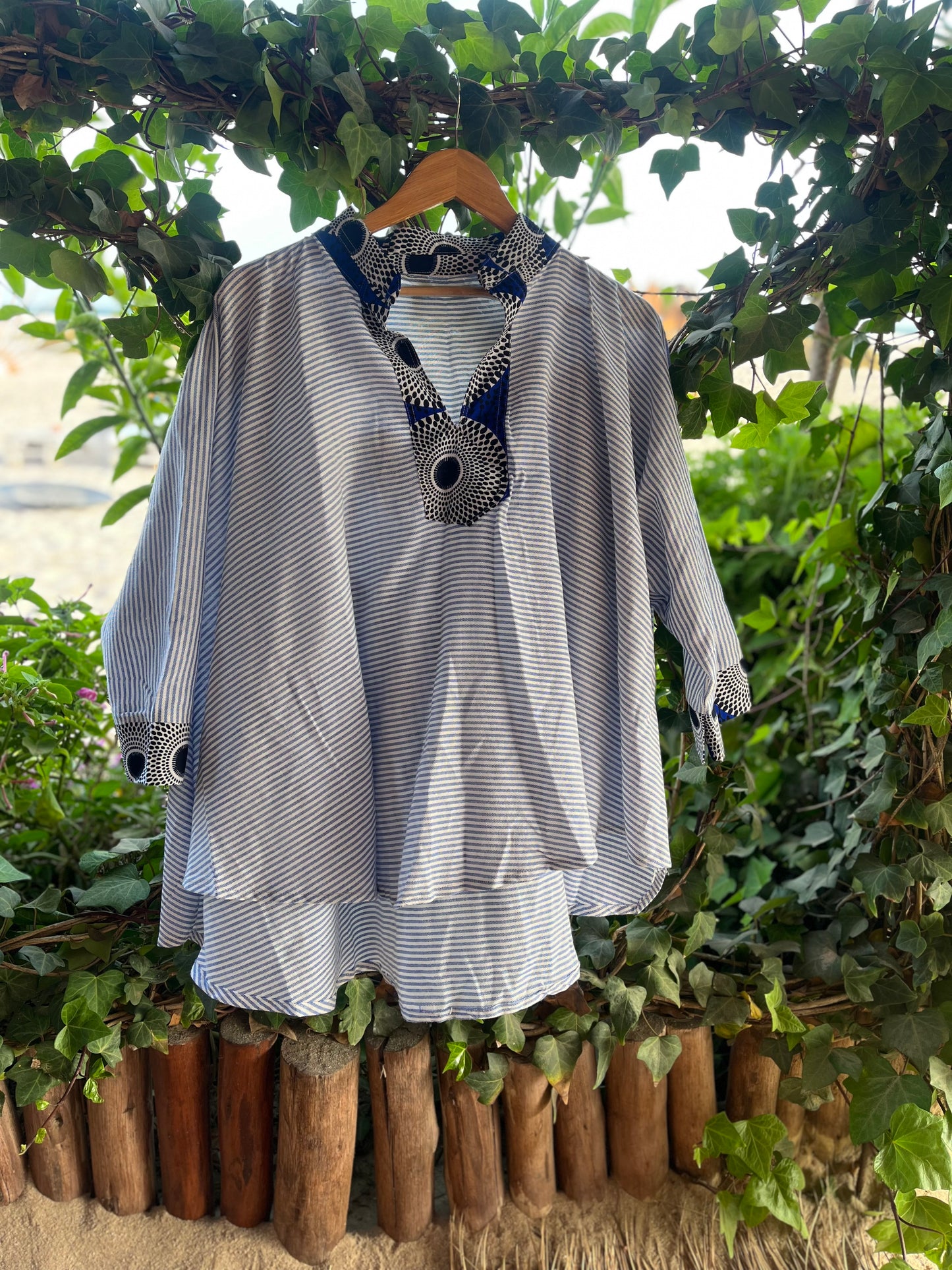 Chemise corolles lin&wax