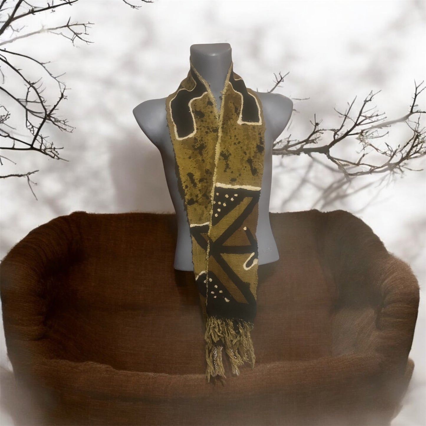 Écharpes en Bogolan