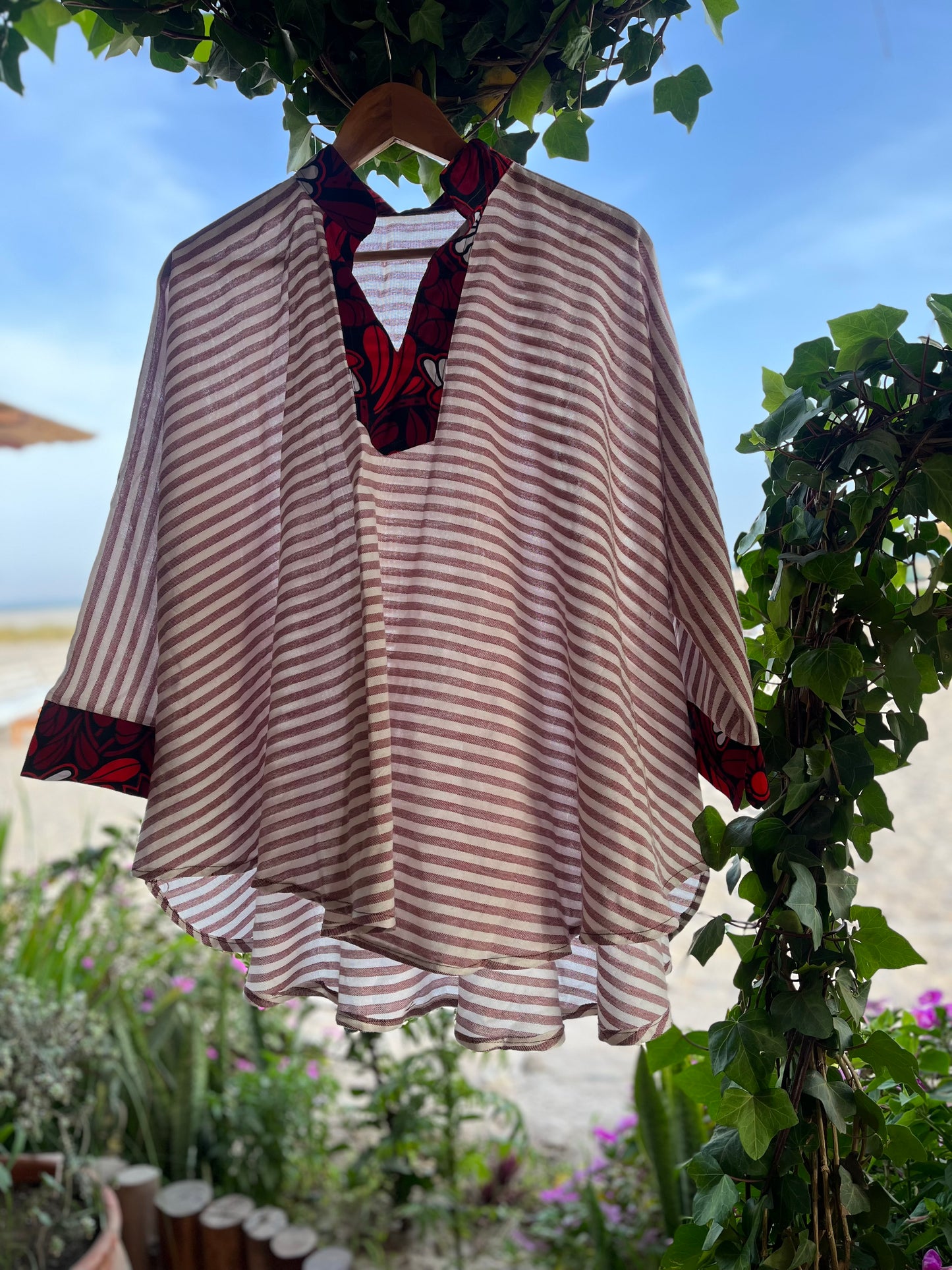 Chemise corolles lin&wax