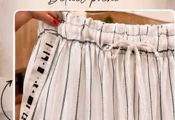 Linen Striped Pants