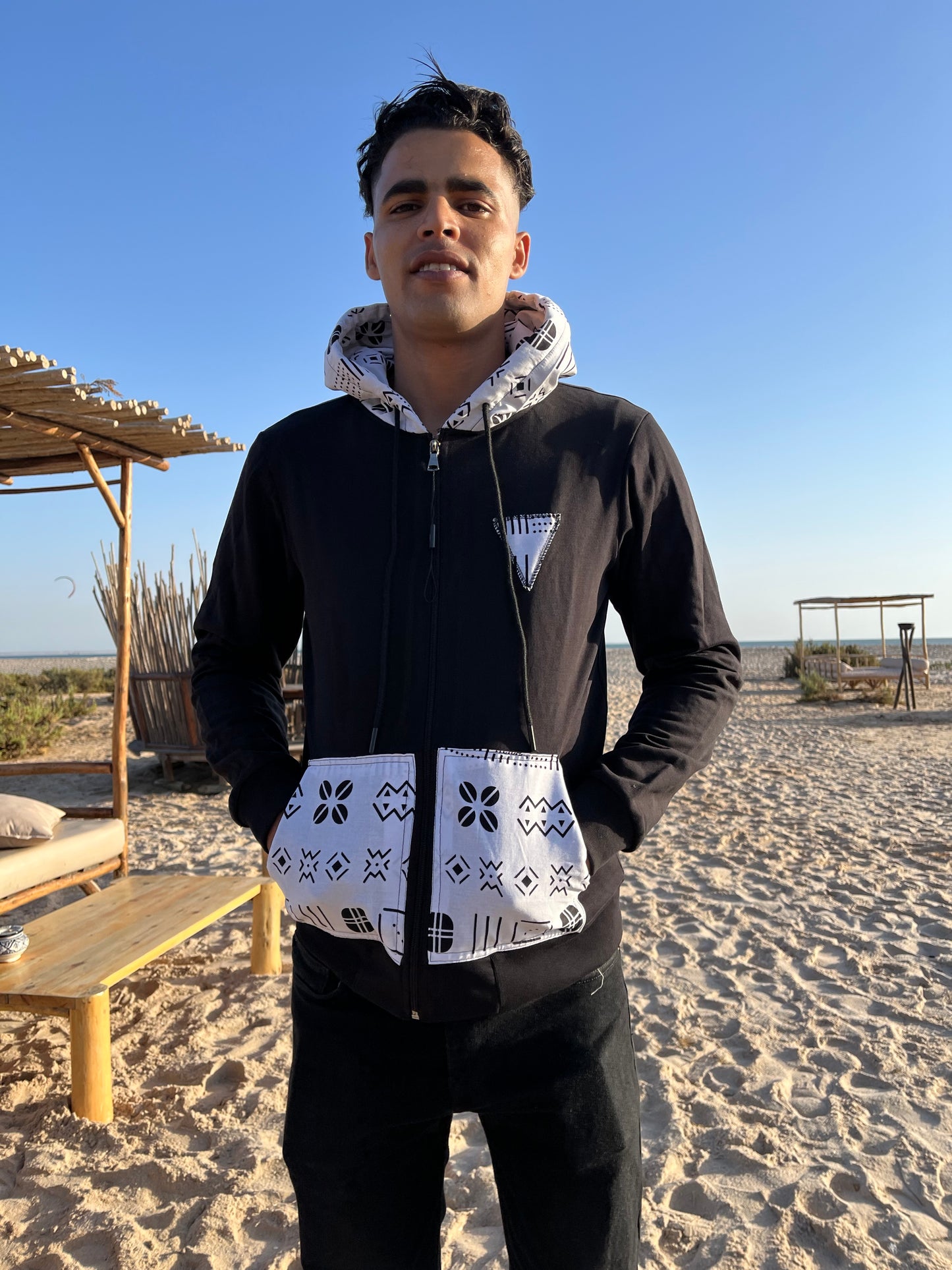 Sweat à capuche&wax