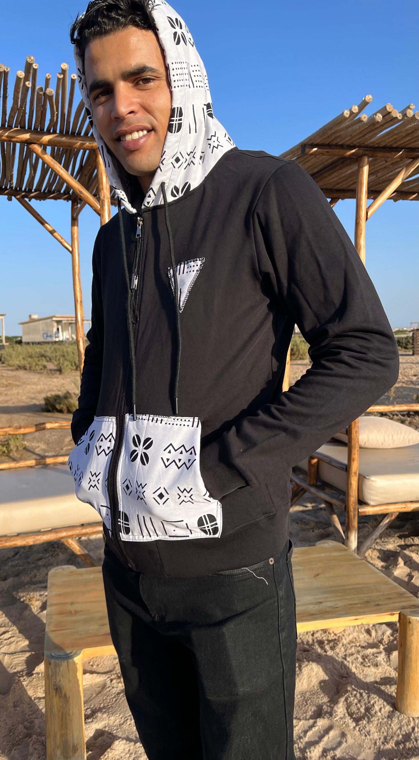 Sweat à capuche&wax