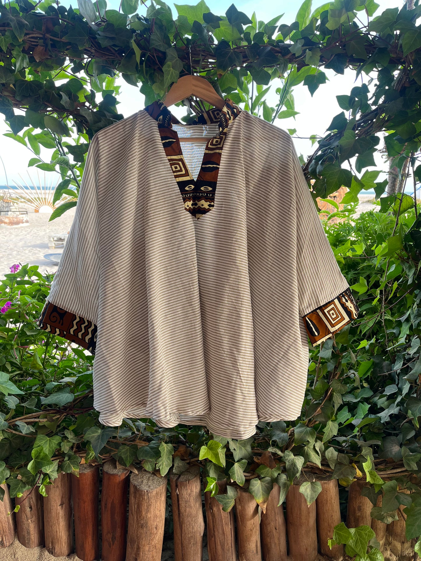 Chemise corolles lin&wax