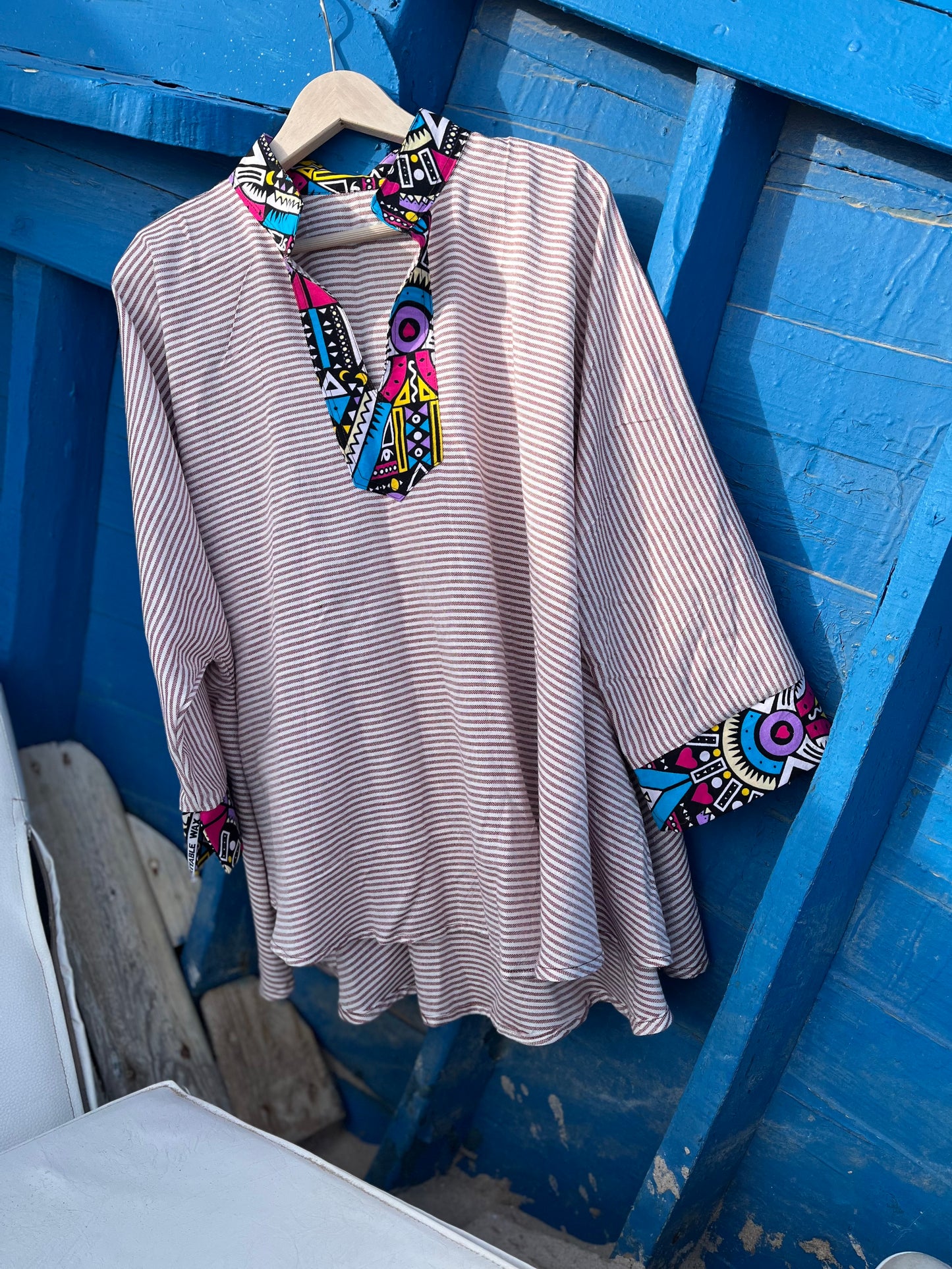 Chemise corolles lin&wax