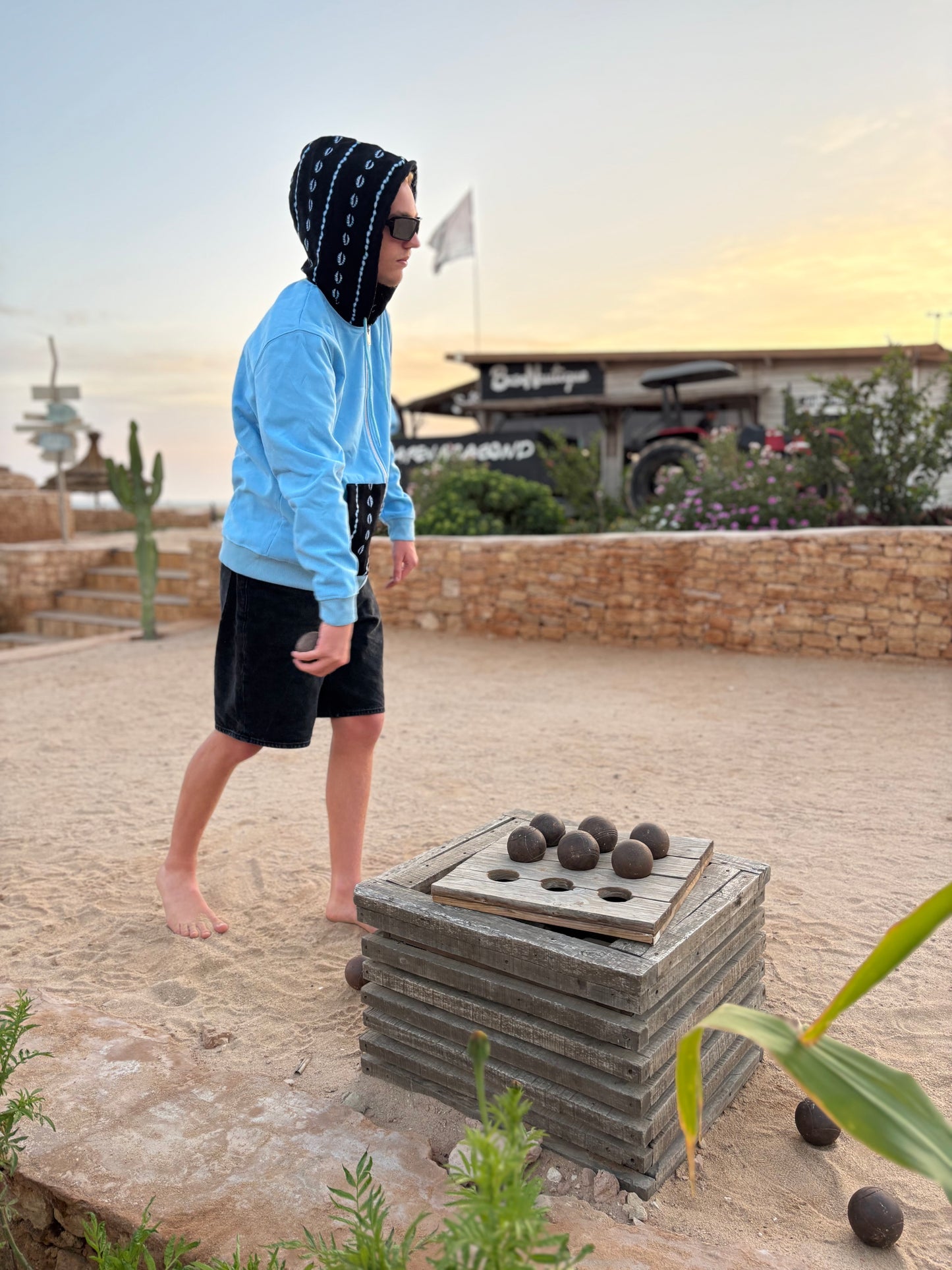 Sweat à capuche&wax