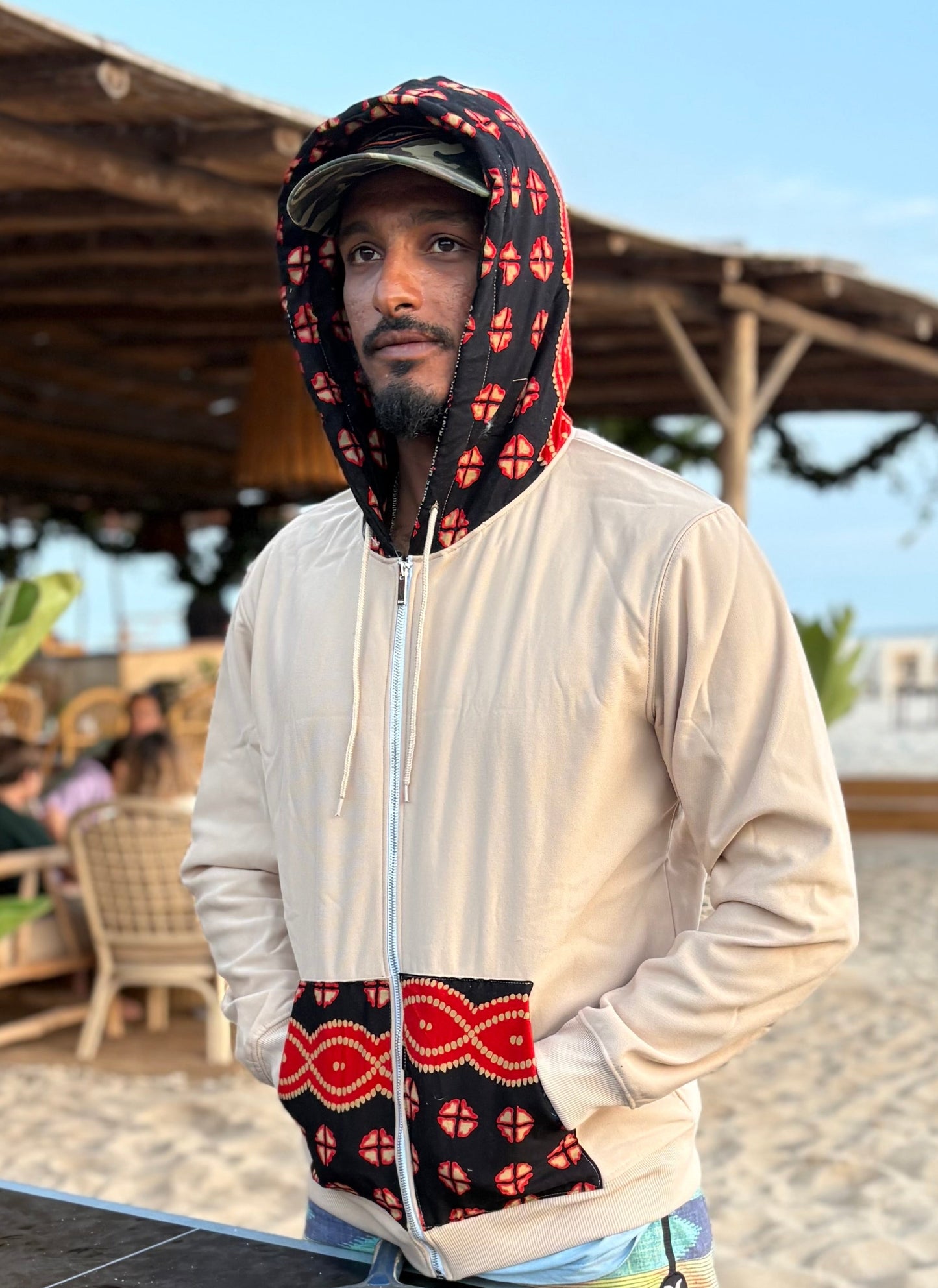 Sweat à capuche&wax