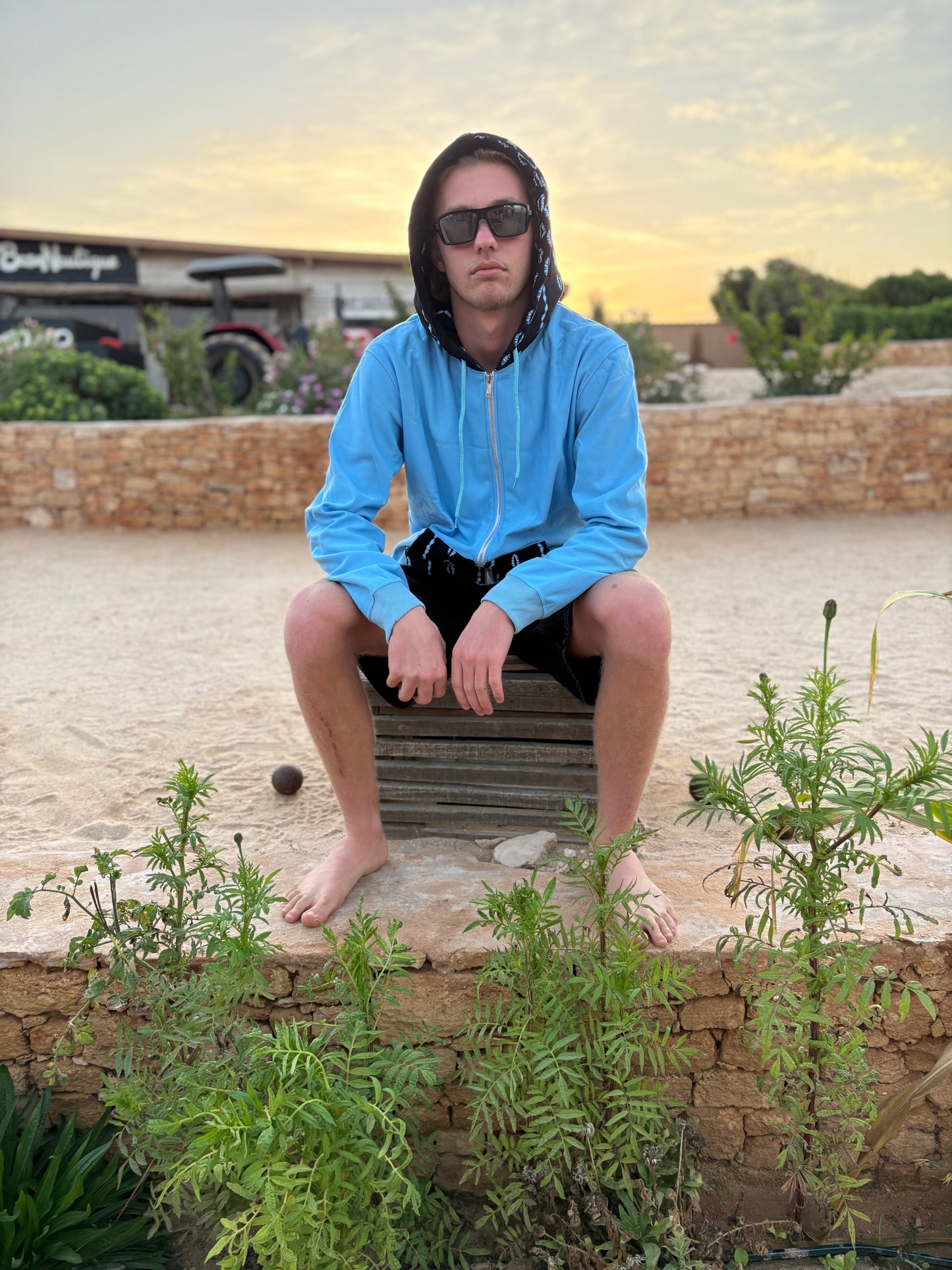 Sweat à capuche&wax