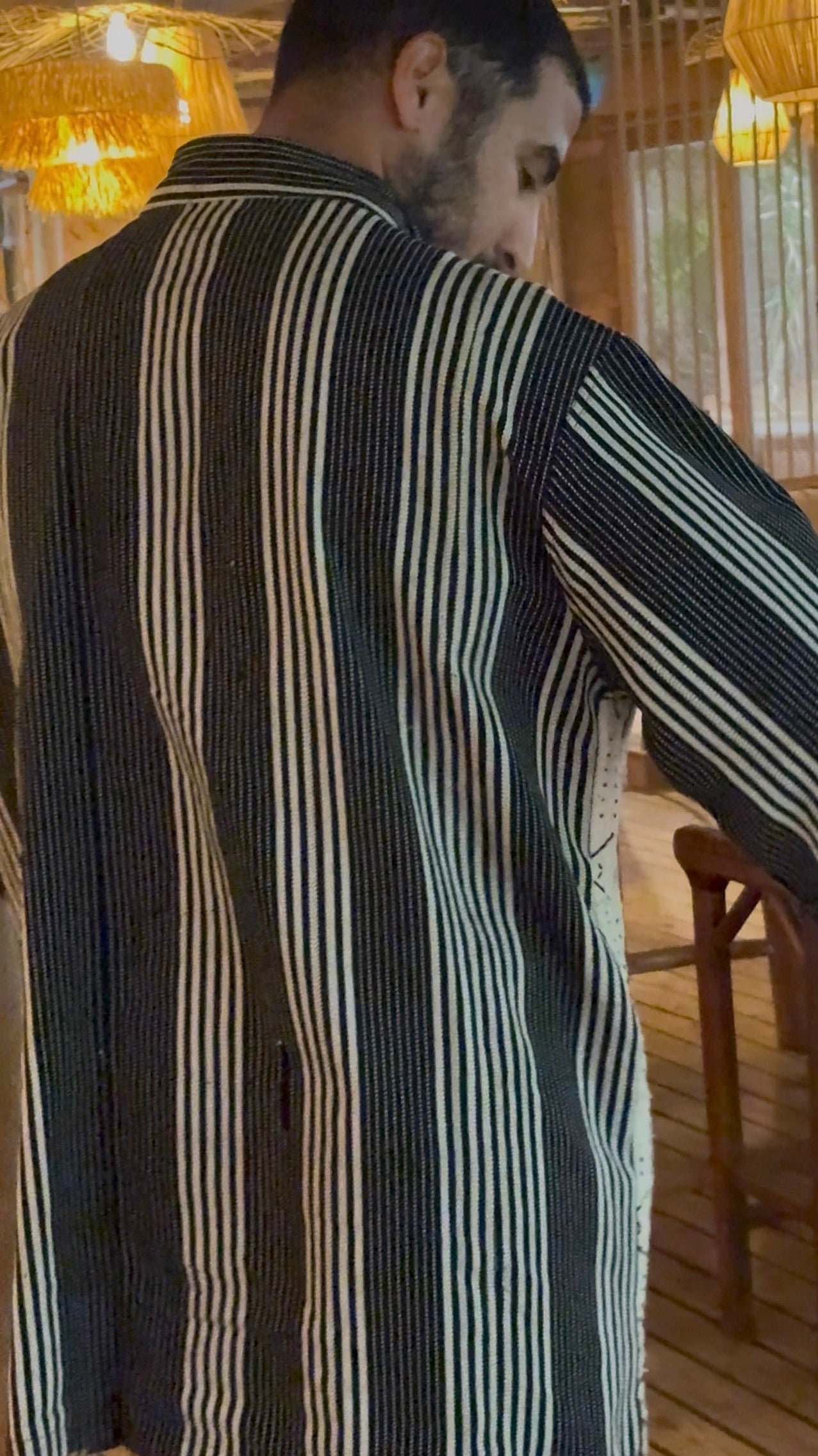 Sahel fusion veste kimono