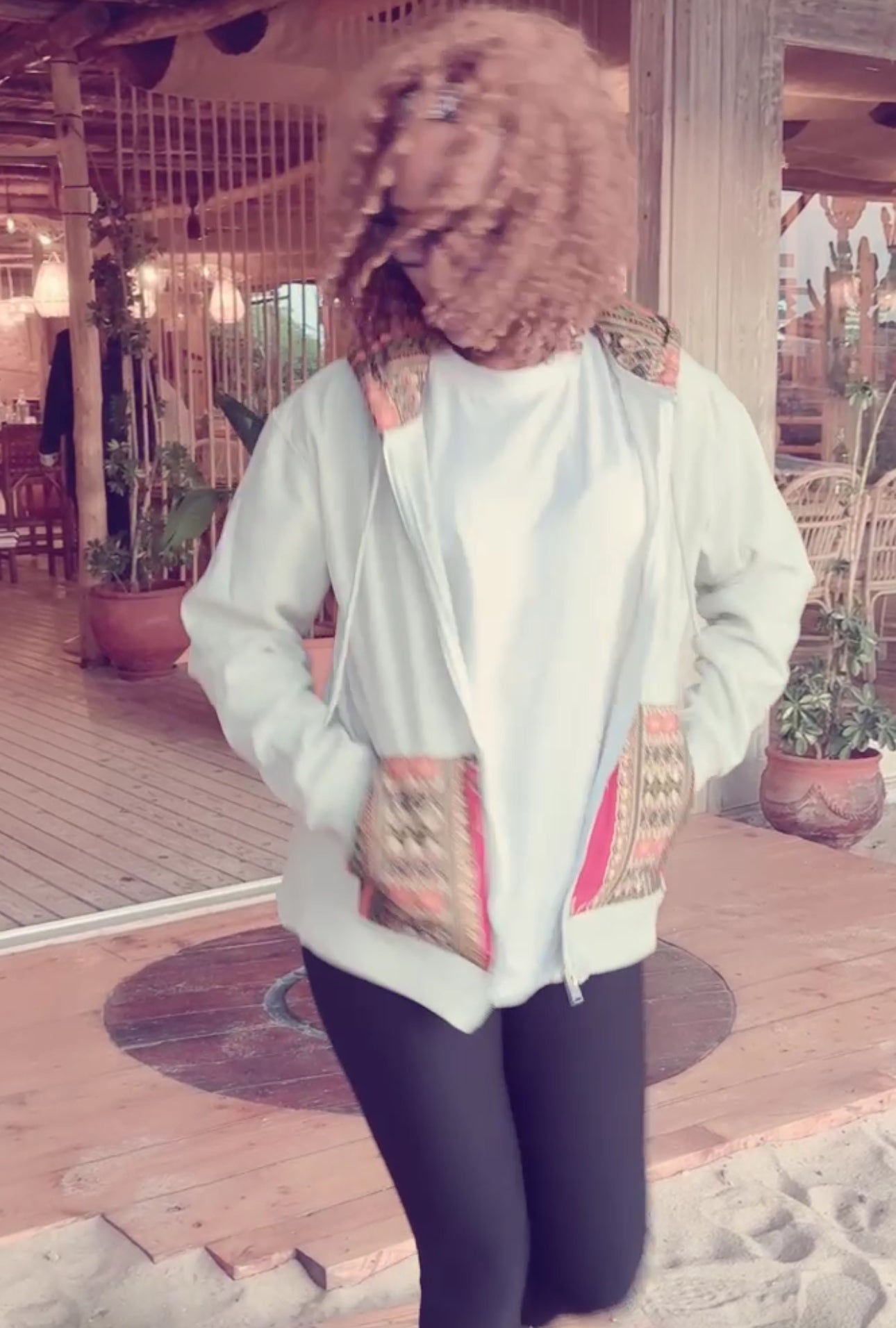 Sweat à capuche&wax