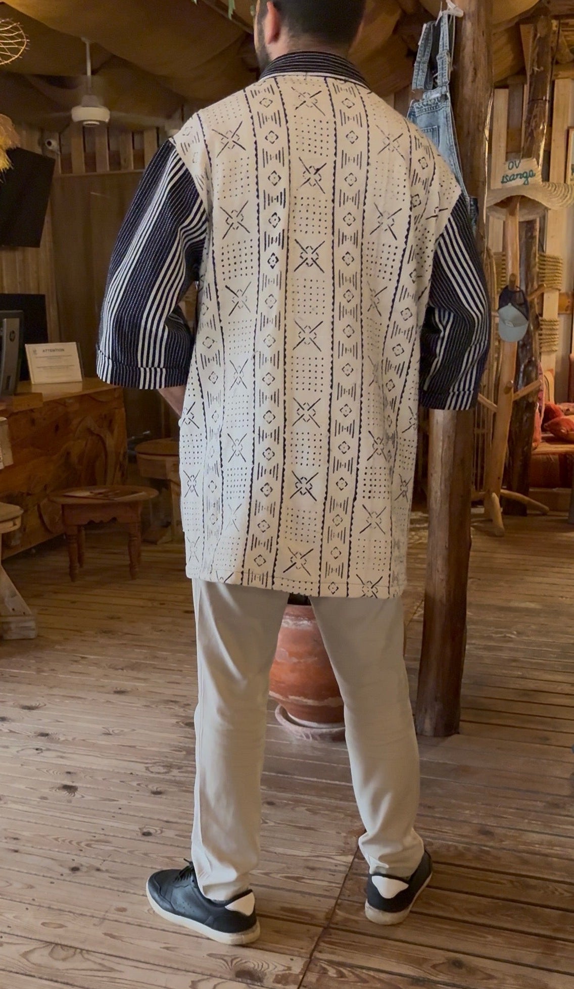 Sahel fusion veste kimono