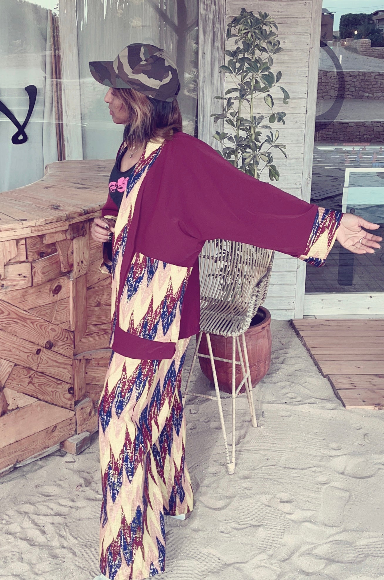 Kimono &Palazzo pants