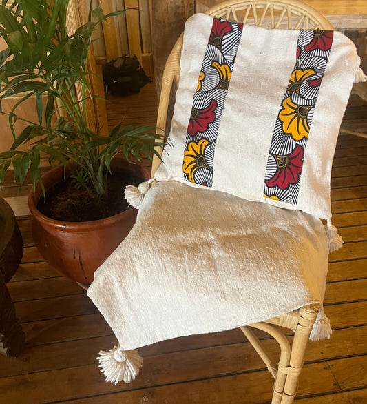 Housse de coussin berbère &wax décoratifs