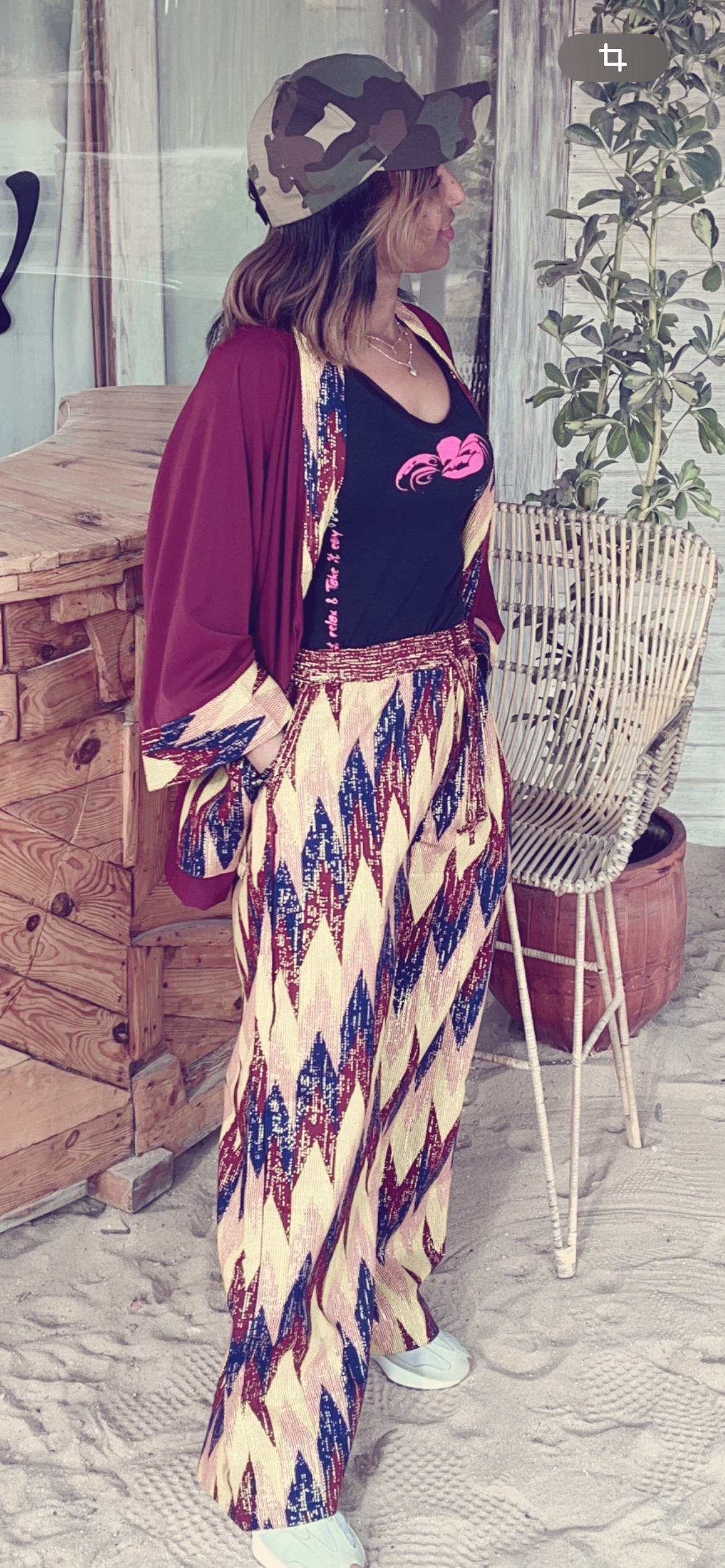 Kimono &Palazzo pants