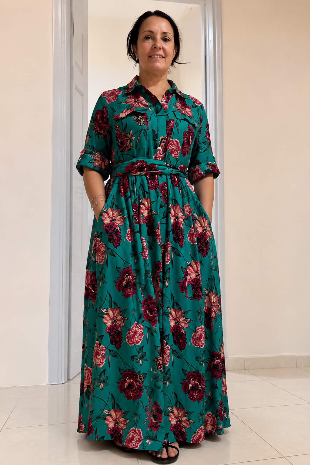 Robe Chemise Savannah avec Ceinture Amovible