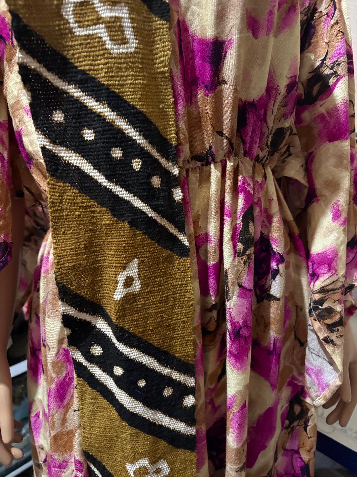 Robe Zina en pagne Melhfa 100 % coton