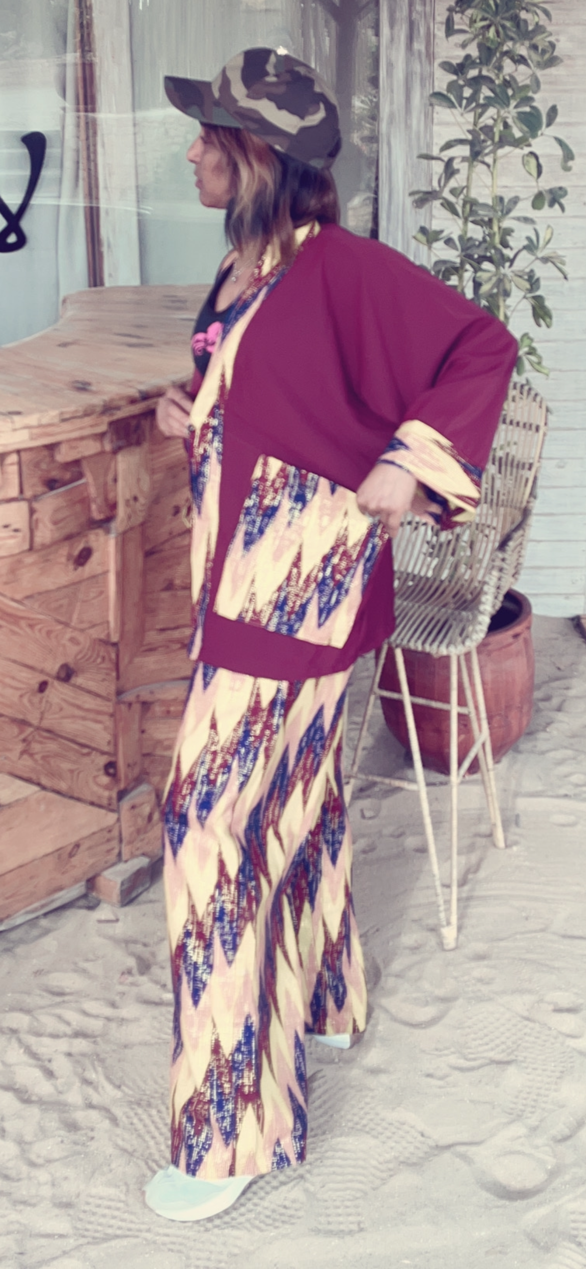 Kimono &Palazzo pants