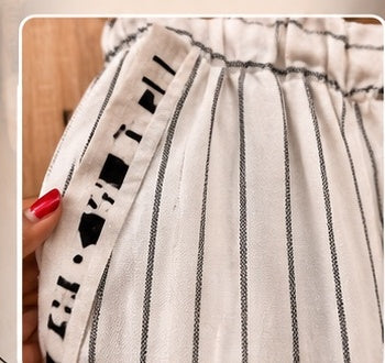 Linen Striped Pants