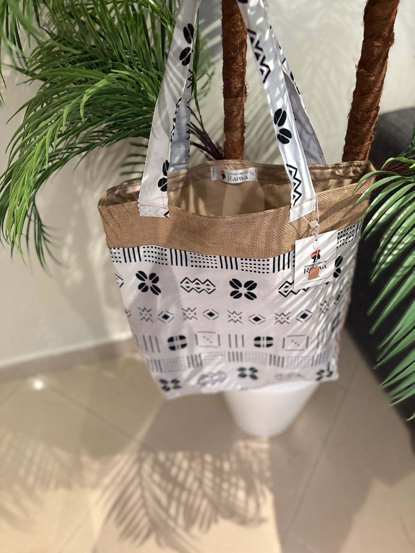 Sac en toile de jute &wax